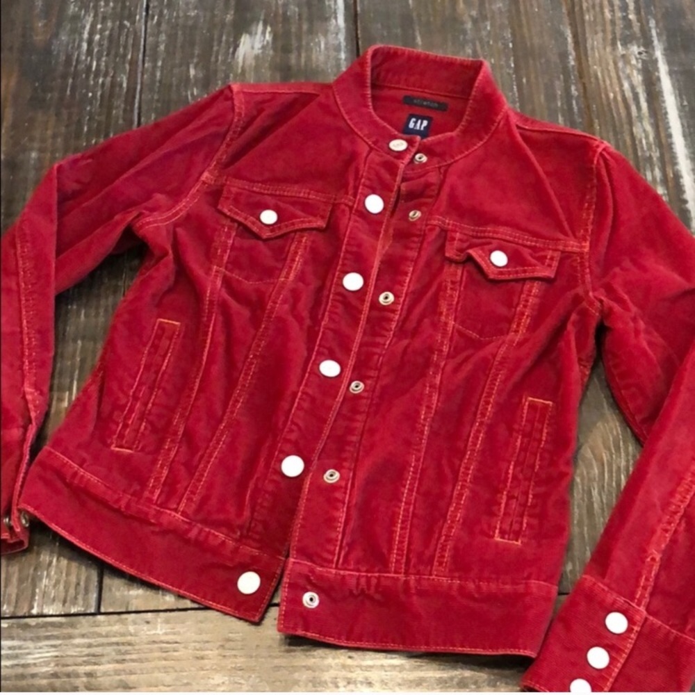 GAP Red corduroy jacket
